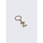 Porte-clés lettre "Z" en laiton