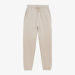 Jogging en molleton beige chiné