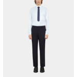 Pantalon De Costume Bleu Marine En Laine Homme