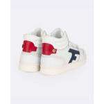 Baskets blanches & bleu marine