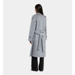 Manteau Style Trench Gris Femme
