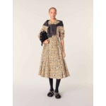 Robe midi imprimé léopard