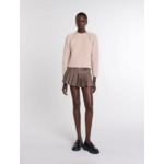 Pull côtelé en laine