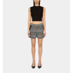 Short En Tweed Detail Galon Femme