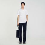 Polo fleur en coton