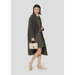 Manteau Milo-Gris Chine en Laine Vierge