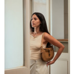 Petit sac bandoulière Pia en cuir lisse