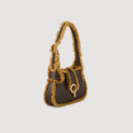 Sac Janet en cuir et peau lainée