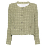 Veste En Tweed À Franges Raceli