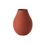 Manufacture Collier terre Vase Perle haut 16x16x20cm