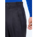Pantalon droit en laine certifiée