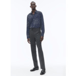 Chemise à col hirondelle en viscose