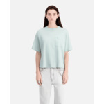 T-Shirt Cropped A Poche Poitrine Femme