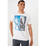 Men T-shirt White