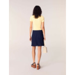 Jupe courte en maille tressée