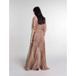 Robe longue imprimé léopard