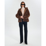 Manteau Mae Taupe en Polyester