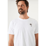 Men T-shirt White