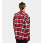 Surchemise À Carreaux Rouges Et Blancs Homme