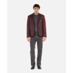 Veste À Rayures En Laine Mélangée Homme