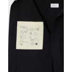 Veste en flanelle noire - "La Figaret de" Jeffrey Cagnes