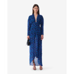 Robe Longue Imprimée Col V Nollie