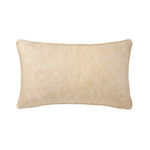 Yves Delorme - Housse de coussin en soie, lin beige, Ombrée