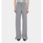 Pantalon En Laine Et Cachemire Gris Femme