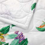 Yves Delorme - Couvre lit en satin multicouleurs, Parfum
