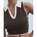 Pull Sans Manches Bicolore