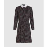 K-CHEVRON AOP SHIRT DRESS
