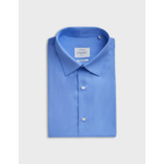 Chemise ajustée bleue