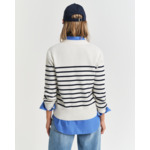 Striped Cotton Cardigan
