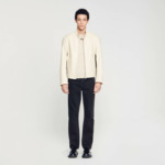Blouson biker en cuir