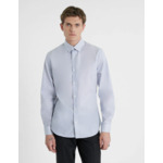 Chemise Ajustée Infroissable rayée marine