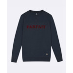 Sweat col rond bleu marine