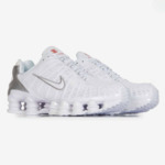Nike Shox TL White Metallic Silver Max Orange