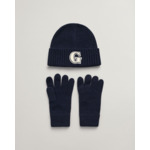 G Badge Beanie & Gloves Gift Set