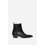 Bottines Santiags En Cuir À talons de 45mm
