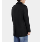 Caban Style Officier Noir Homme