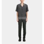 Chemise A Manches Courtes Col Requin Homme