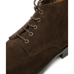 Bottines Finley Veau Velours Marron
