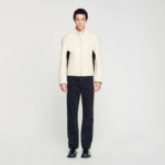 Blouson biker en cuir