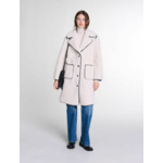 Manteau mi-long molletoné