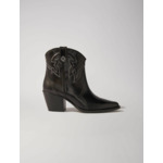 Bottines santiags en cuir