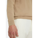 Pull Ras-du-cou Beige En Coton Pima