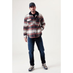 Men Overshirts Red