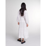 Robe longue en patchwork de coton