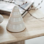 Winter Glow - Sapin de Noël, blanc, en porcelaine