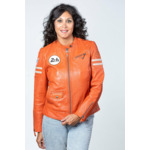 Blouson Cuir 24h Le Mans Femme Julia noir